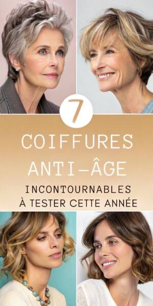 coupe de cheveux rajeunissante