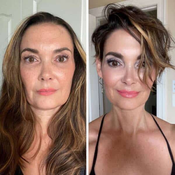 coupe de cheveux rajeunissante