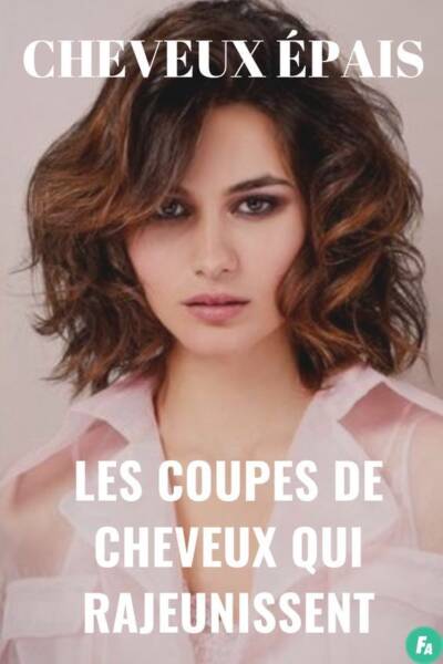 coupe de cheveux rajeunissante
