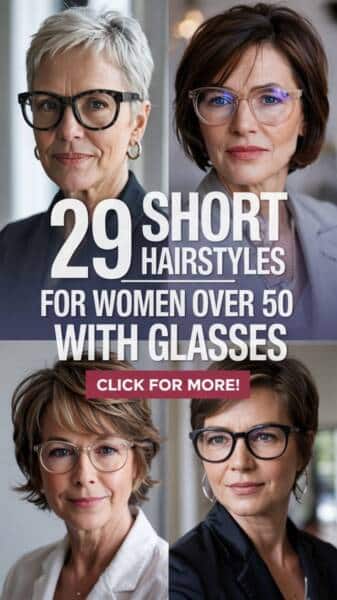 coupe femme 50 ans lunettes