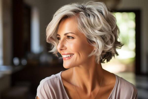 coupe de cheveux pour 60 ans