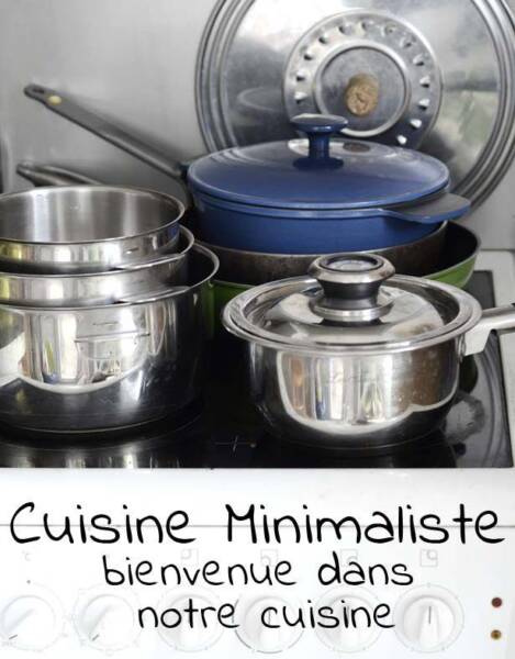 Cuisine saine minimaliste