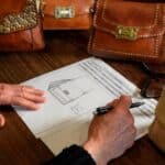 Sac à main cuir italien