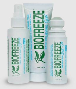 biofreeze gel douleur