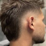 Coupe mulet homme années 80